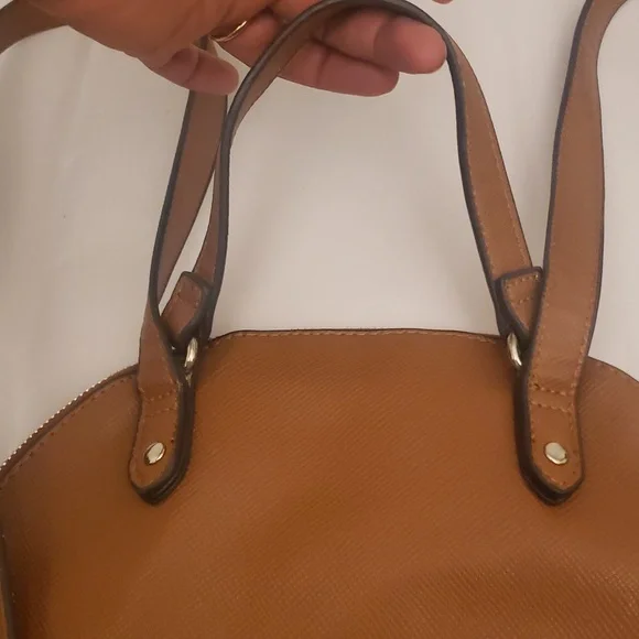 Jones New York Signature Tan Backpack Silver Hardware - Picture 4 of 14